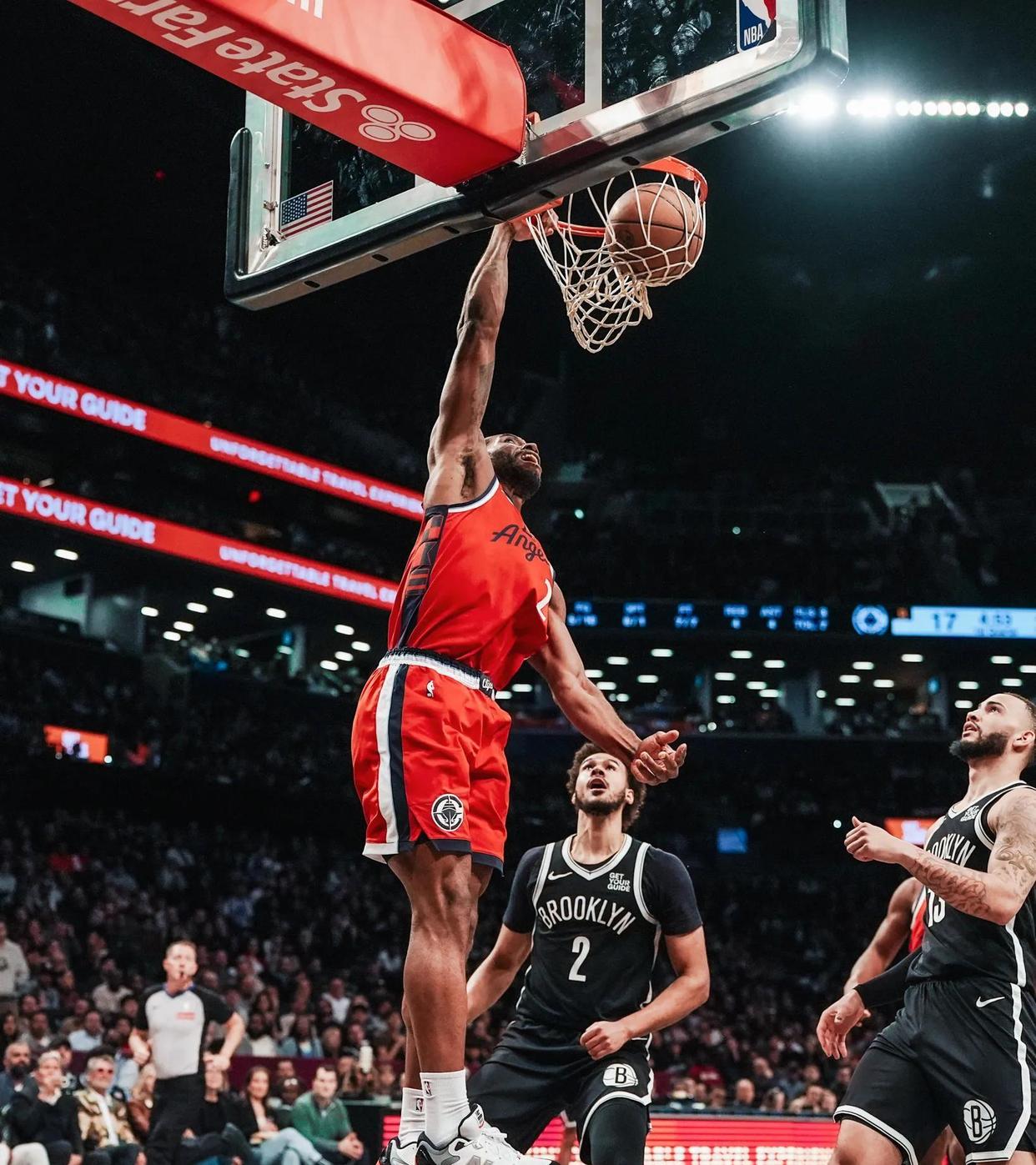 关于快船连胜五场，莱昂纳德状态火爆的信息